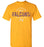 Jersey Village High School Falcons Gold Unisex T-shirt 40