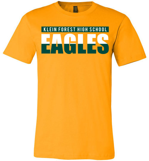 Klein Forest Golden Eagles Premium Gold T-shirt - Design 25