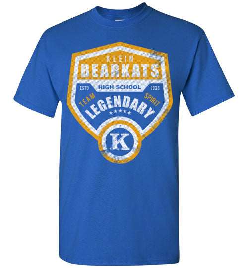Klein High School Bearkats Royal Blue Unisex T-shirt 14