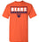 Bridgeland High School Bears Orange Unisex T-shirt 49