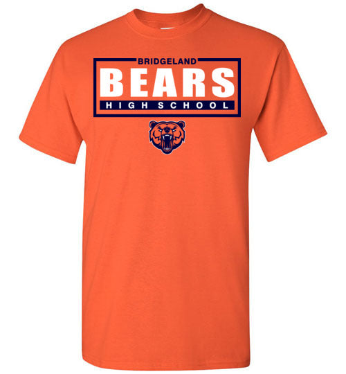 Bridgeland High School Bears Orange Unisex T-shirt 49