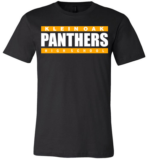 Klein Oak Panthers Premium Black T-shirt - Design 98