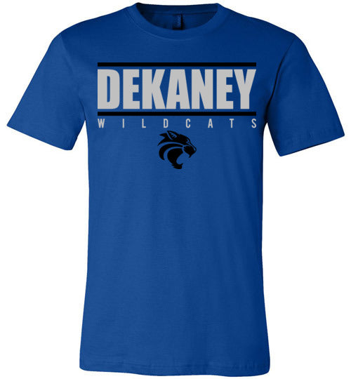 Dekaney Wildcats Premium Royal Blue T-shirt - Design 07