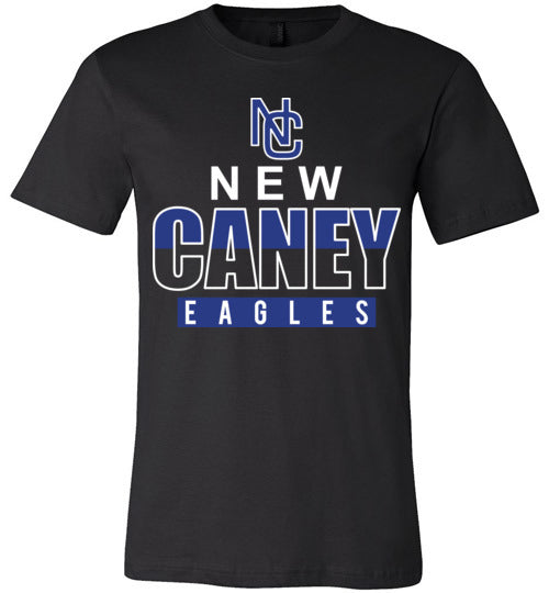 New Caney Eagles Premium Black T-shirt - Design 23