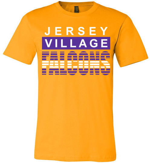 Jersey Village Falcons Premium Gold T-shirt - Design 35