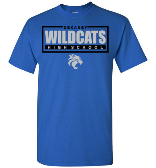 Dekaney High School Wildcats Royal Blue Unisex T-shirt 49