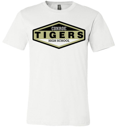 Conroe Tigers Premium White T-shirt - Design 09