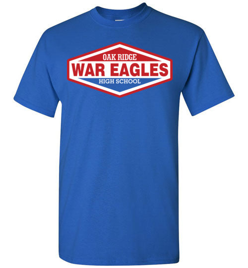 Oak Ridge High School War Eagles Royal Blue Unisex T-shirt 09