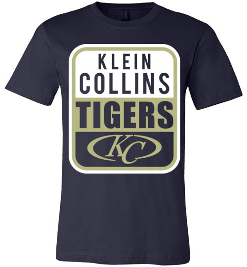 Klein Collins Tigers Premium Navy T-shirt - Design 01