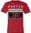 Porter Spartans Premium Red T-shirt - Design 86