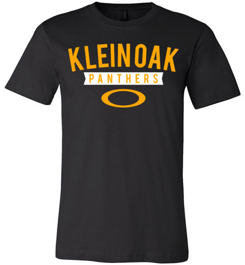 Klein Oak Panthers Premium Black T-shirt - Design 21