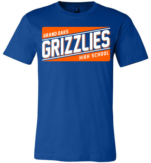 Grand Oaks Grizzlies Premium Royal T-shirt - Design 84