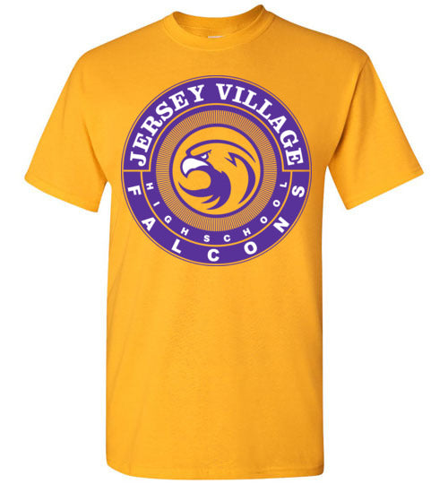 Jersey Village High School Falcons Gold Unisex T-shirt 02