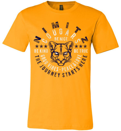 Nimitz Cougars Premium Gold T-shirt - Design 16