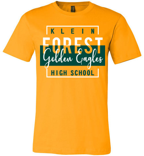 Klein Forest Golden Eagles Premium Gold T-shirt - Design 05