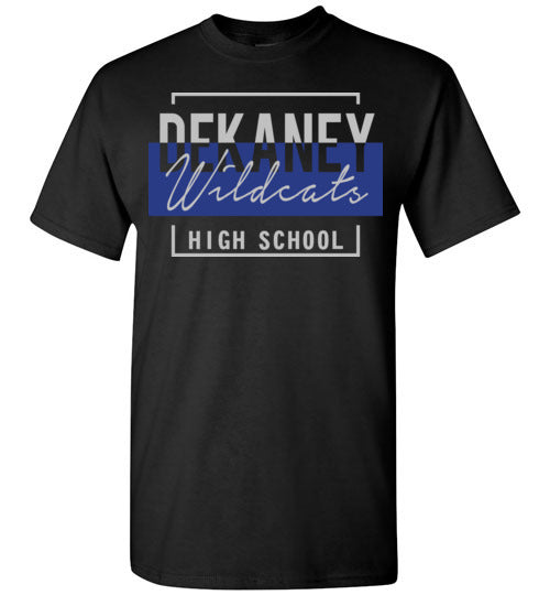 Dekaney High School Wildcats Black  Unisex T-shirt 05