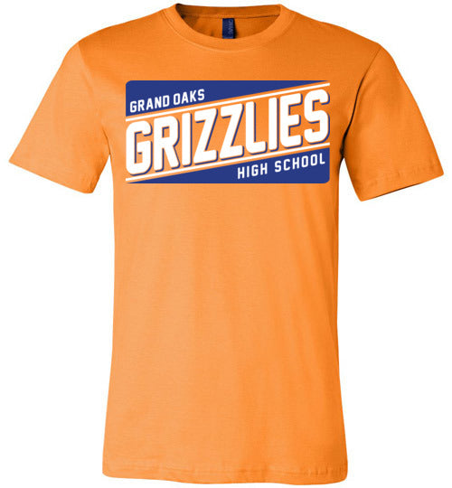 Grand Oaks Grizzlies Premium Orange T-shirt - Design 84