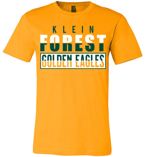 Klein Forest Golden Eagles Premium Gold T-shirt - Design 31