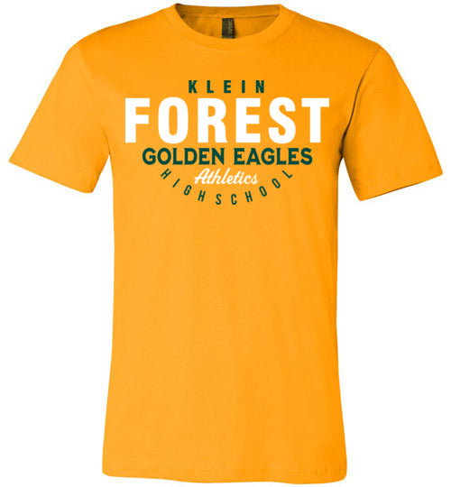 Klein Forest Golden Eagles Premium Gold T-shirt - Design 12