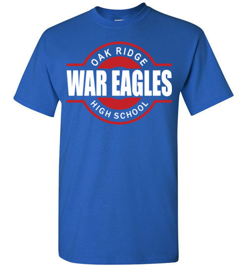 Oak Ridge High School War Eagles Royal Blue Unisex T-shirt 11