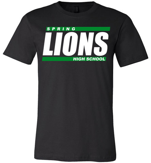 Spring Lions Premium Black T-shirt - Design 72