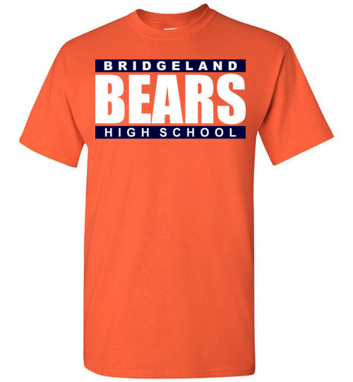 Bridgeland High School Bears Orange Unisex T-shirt 98