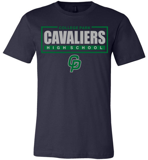 College Park Cavaliers Premium Navy T-shirt - Design 49