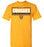 Nimitz High School Cougars Gold Unisex T-shirt 49