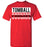 Tomball High School Cougars Red Unisex T-shirt 35