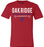 Oak Ridge War Eagles Premium Red T-shirt - Design 03