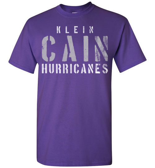 Klein Cain Hurricanes - Design 17 - Purple T-shirt