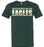 Cypress Falls Eagles Premium Forest Green T-shirt - Design 25