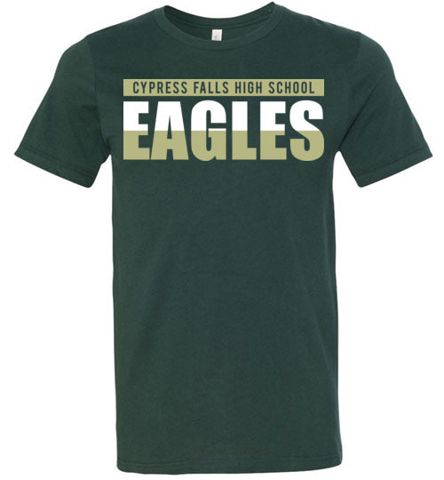 Cypress Falls Eagles Premium Forest Green T-shirt - Design 25