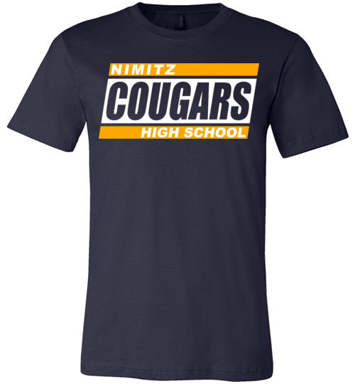 Nimitz Cougars Premium Navy T-shirt - Design 72