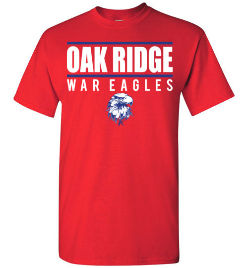 Oak Ridge High School War Eagles Red Unisex T-shirt 07