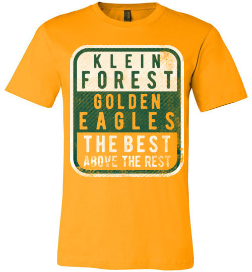 Klein Forest Golden Eagles Premium Gold T-shirt - Design 01