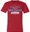 Oak Ridge War Eagles Premium Red T-shirt - Design 96