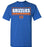 Grand Oaks High School Grizzlies Royal Blue Unisex T-shirt 49