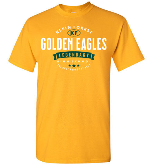 Klein Forest High School Golden Eagles Gold Unisex T-shirt 44