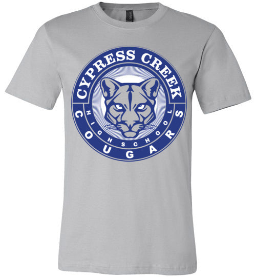 Cypress Creek Cougars Premium Silver T-shirt - Design 02