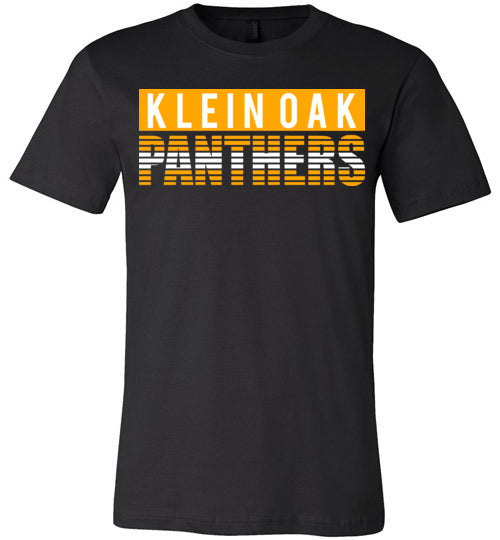 Klein Oak Panthers Premium Black T-shirt - Design 35