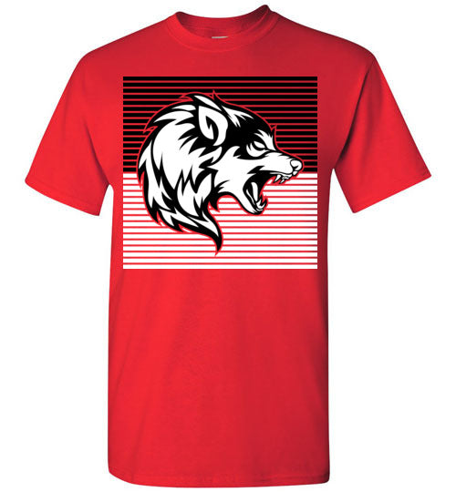 Langham Creek High School Lobos Red Unisex T-shirt 27