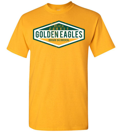 Klein Forest Golden Eagles Gold T-Shirt - Design 09