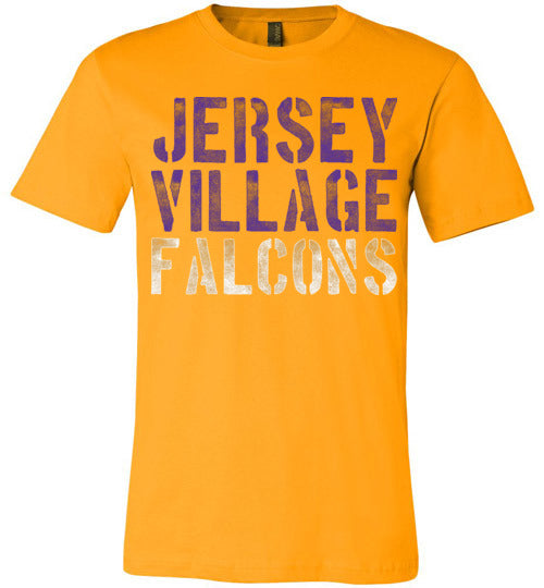 Jersey Village Falcons Premium Gold T-shirt - Design 17