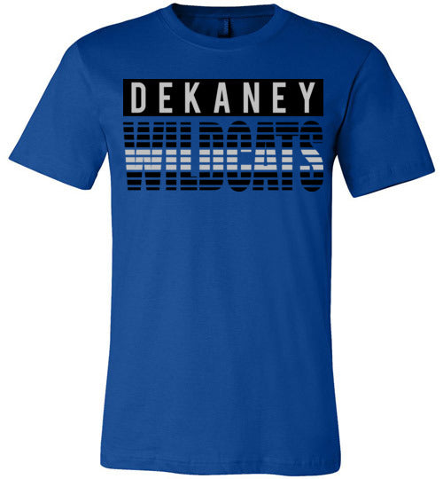 Dekaney Wildcats Premium Royal Blue T-shirt - Design 35