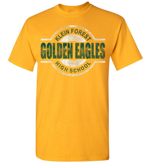 Klein Forest High School Golden Eagles Gold Unisex T-shirt 11