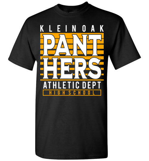 Klein Oak Panthers - Design 00 - Black Unisex T-shirt