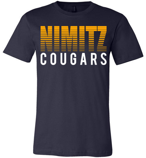 Nimitz Cougars Premium Navy T-shirt - Design 24