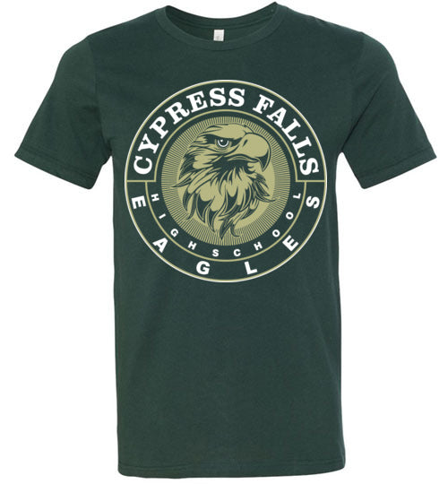 Cypress Falls Eagles Premium Forest Green T-shirt - Design 02