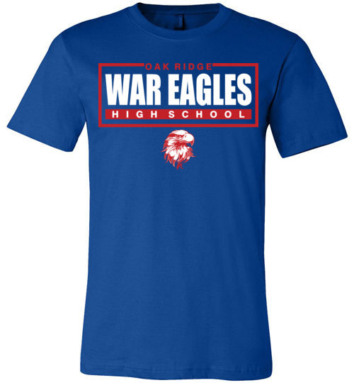 Oak Ridge War Eagles Premium Royal T-shirt - Design 49